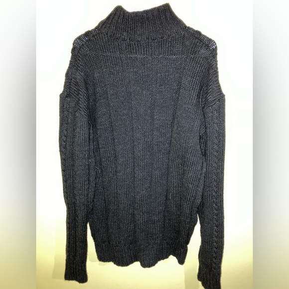 Peregrine Hudson Aran British wool cable knit sweater size XL made in England - Picture 7 of 9